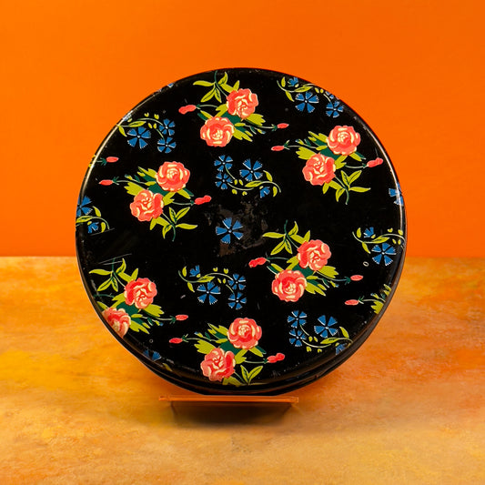 1960s Retro Floral Tin