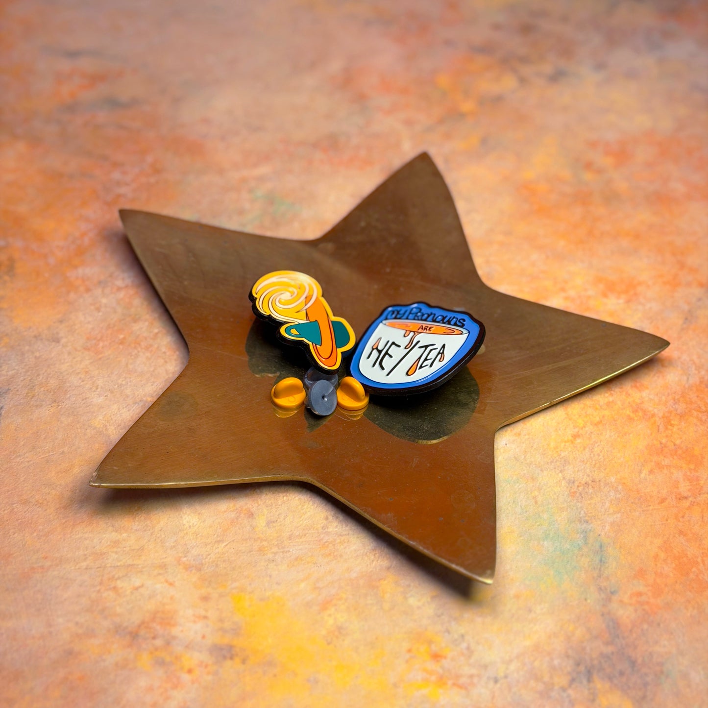 Brass Star Trinket Tray