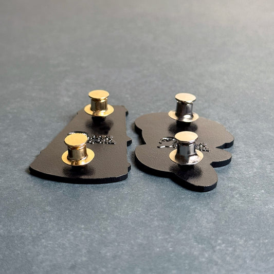 Deluxe Metal Pin Backers