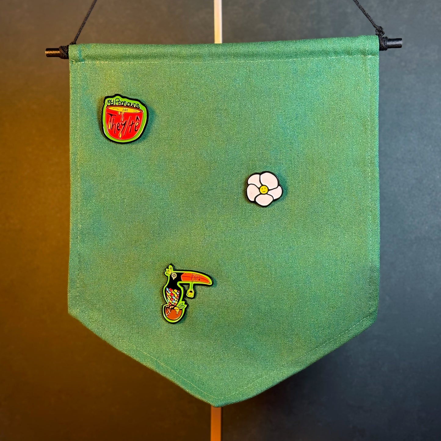 Enamel Pin Display Banners
