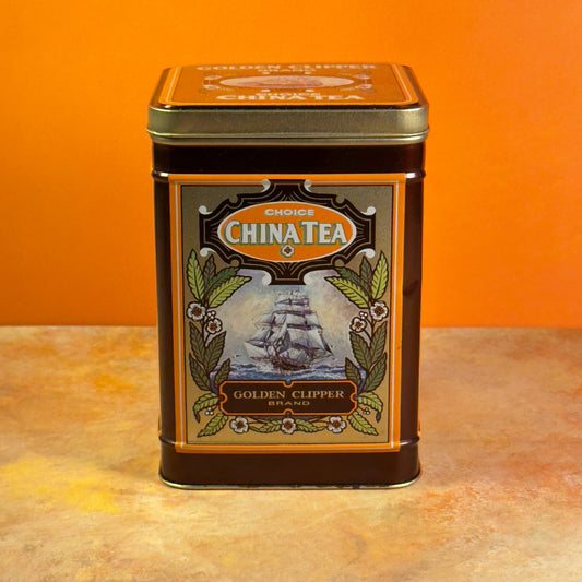 Golden Clipper Tea Tin