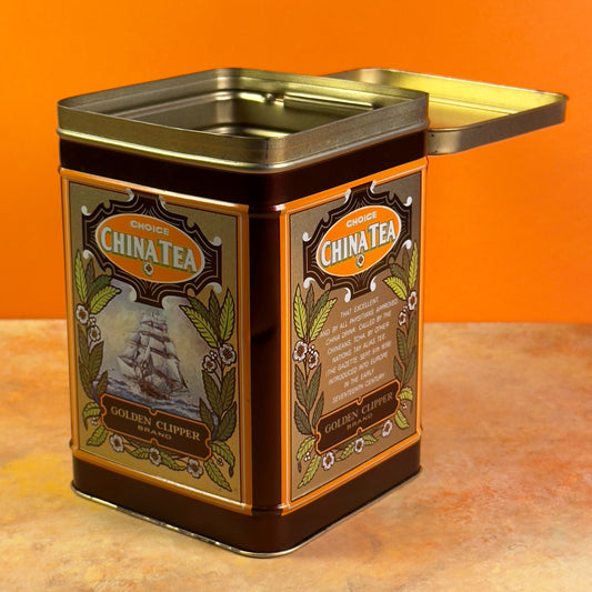 Golden Clipper Tea Tin