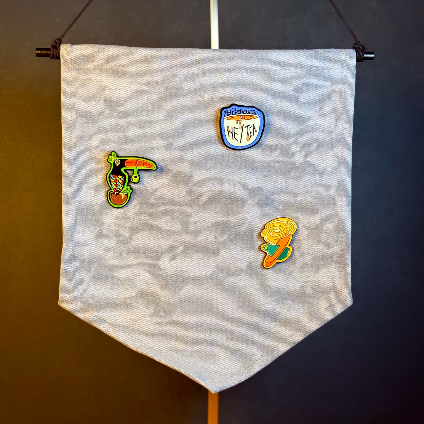 Enamel Pin Display Banners