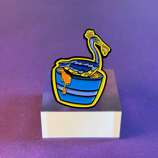 Heicha Heron Pin