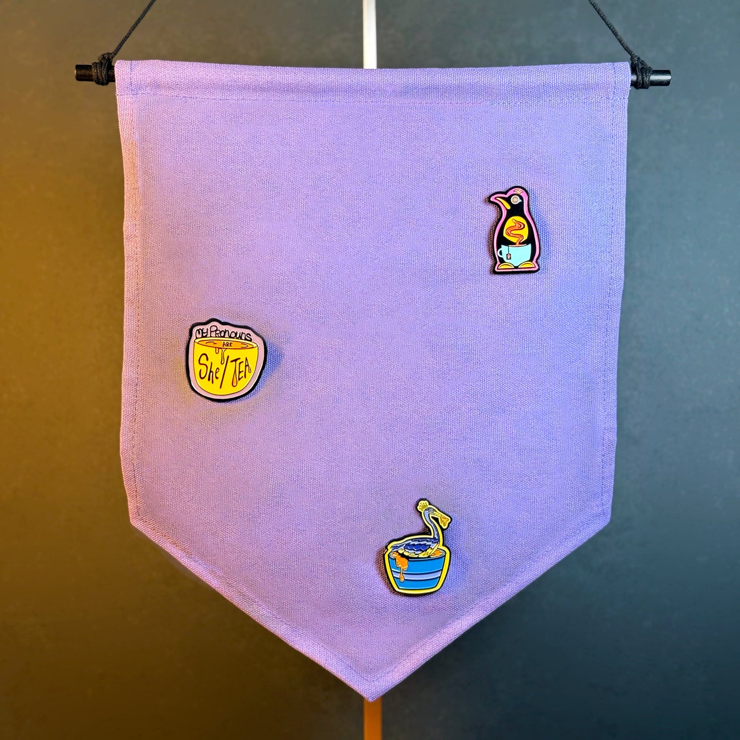 Enamel Pin Display Banners