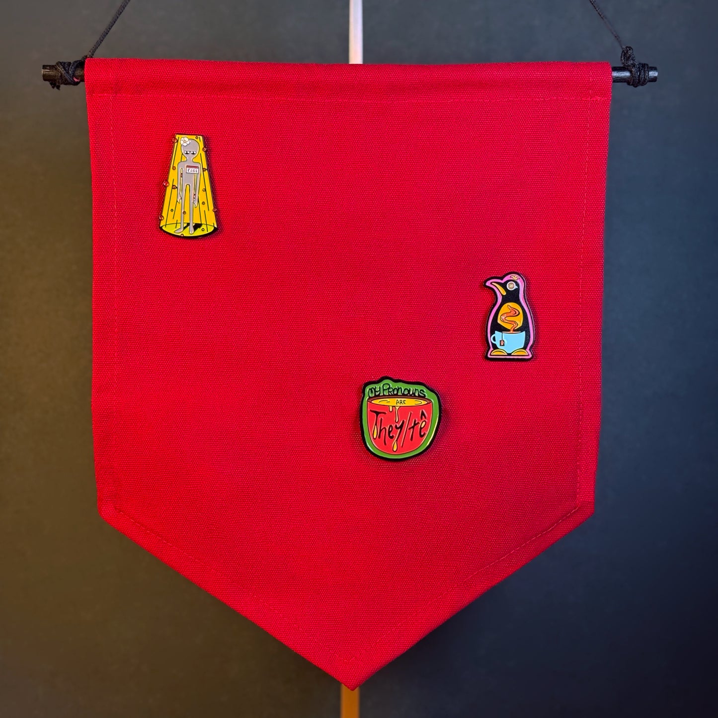 Enamel Pin Display Banners