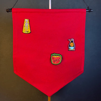 Enamel Pin Display Banners