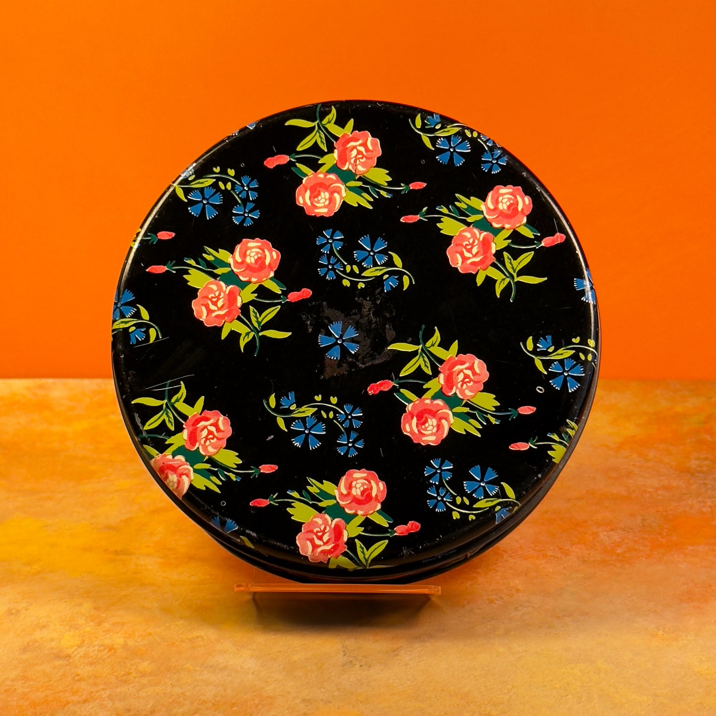Retro Floral Tin
