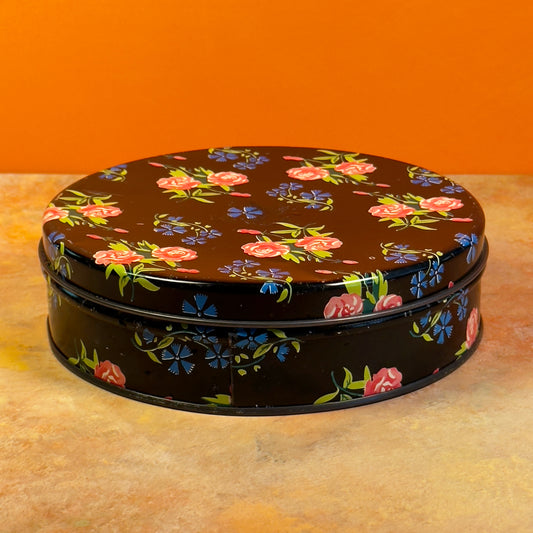 Retro Floral Tin