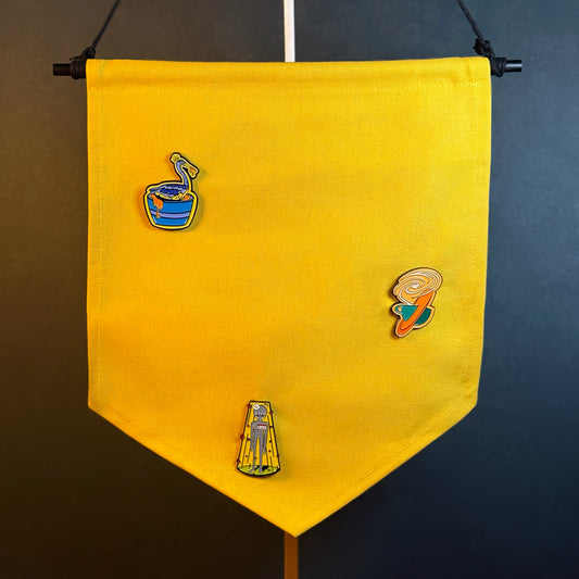 Enamel Pin Display Banners